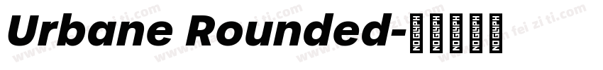 Urbane Rounded字体转换